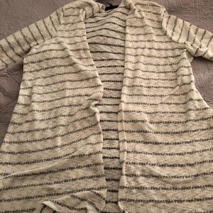 Knit cardigan.